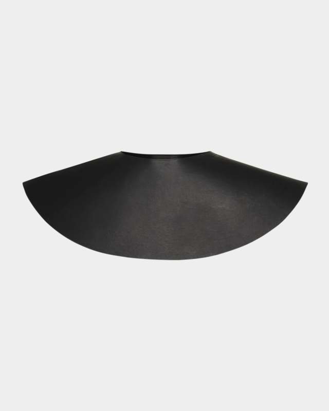 Leather Mini Circle Skirt